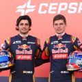 Carlos Sainz和Max Verstappen的STR启动。西班牙2015年2月