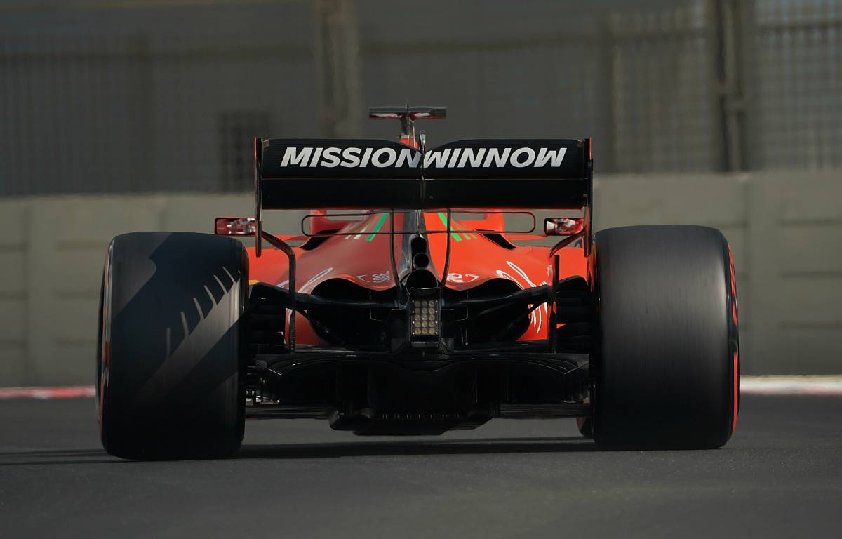 Charles Leclerc, all fired up with his new Ferrari F1-75