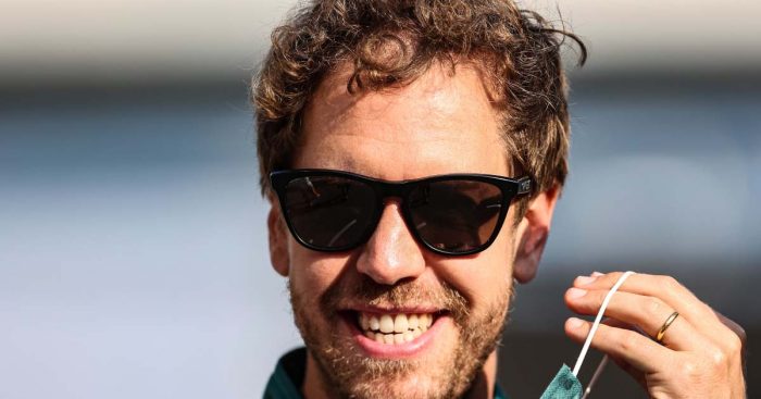 Sebastian Vettel in the Race of Champions final