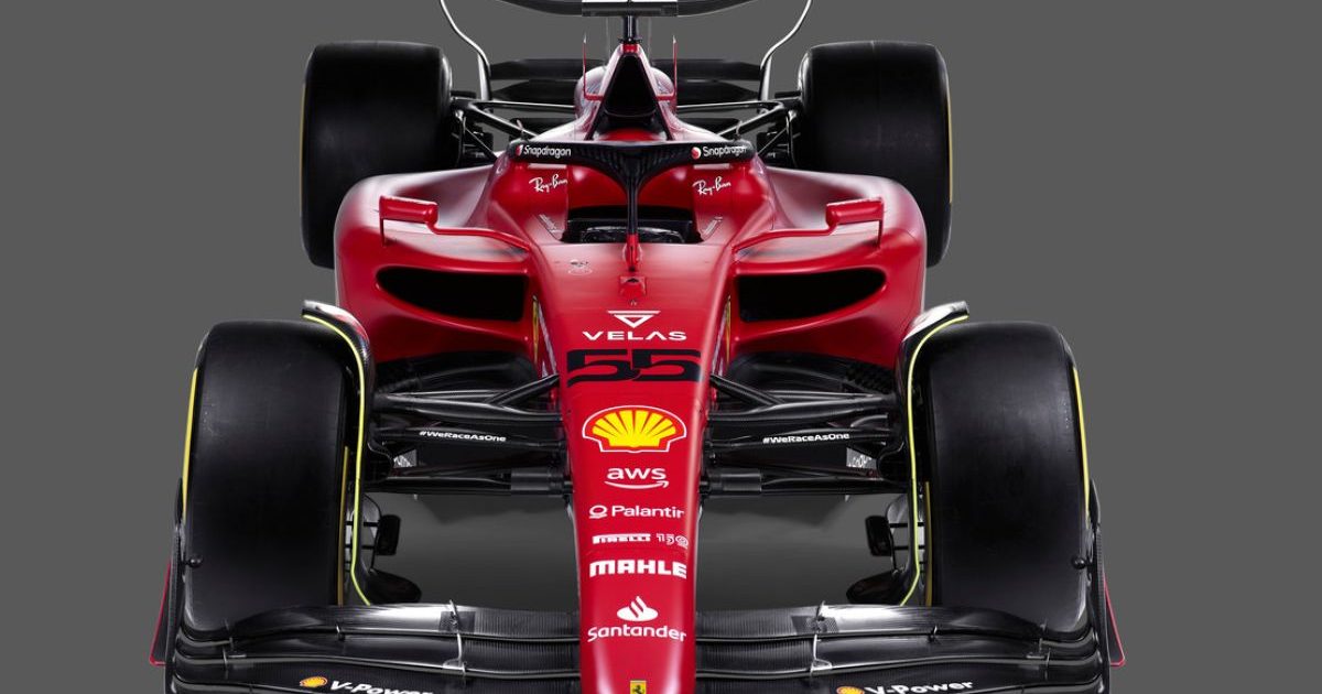 A front shot of the Ferrari F1-75. February 2022.