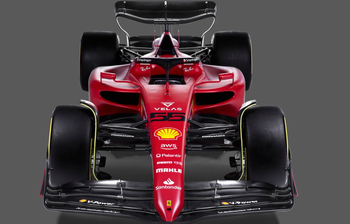 2022 Ferrari F1-75 Formula One race car makes debut