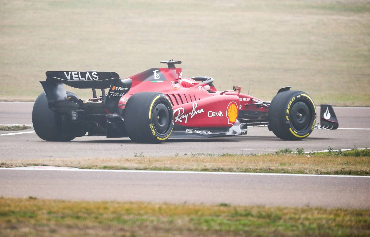 F1 Ferrari F1-75 2022 Leclerc Destruction Test