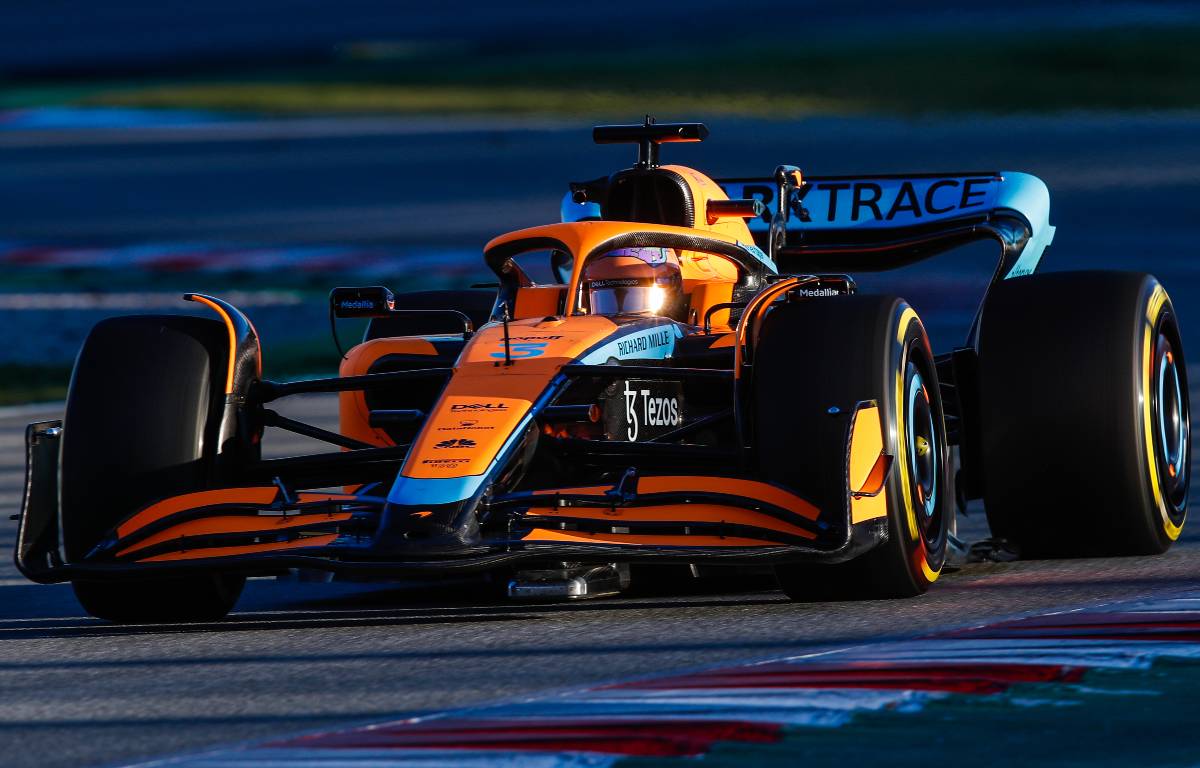 McLaren's Daniel Ricciardo during the MCL36 Formula 1 shakedown planetF1