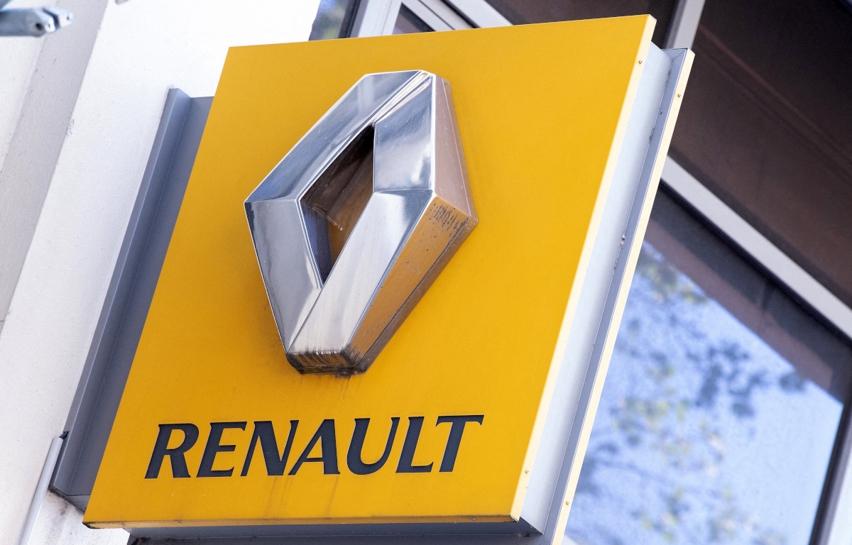 Renault logo. France October 2021