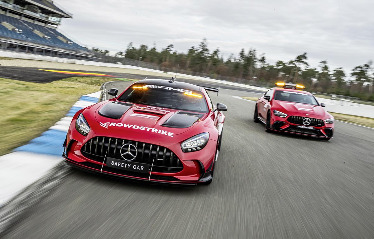 New Official FIA Safety Car and Medical Car from Mercedes-AMG for Formula 1. March 2022