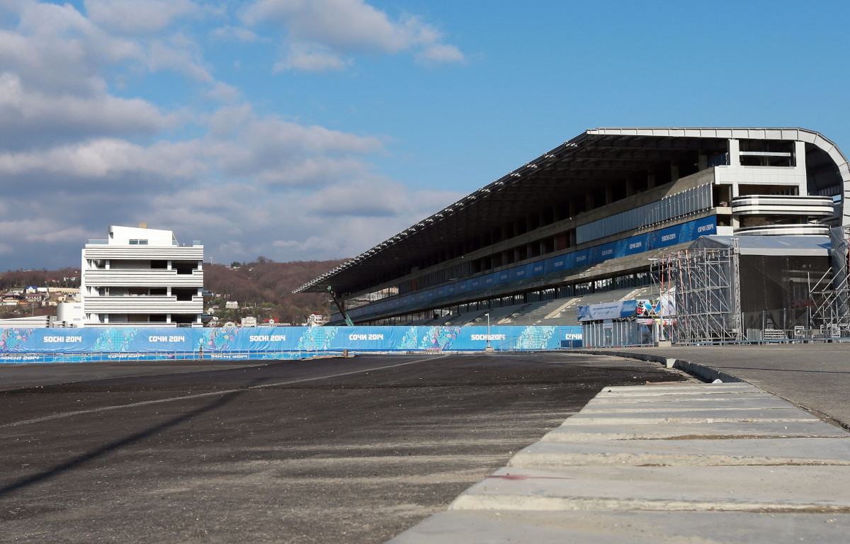 Sochi Autodrom venue for the Russian Grand Prix. Russia March 2022