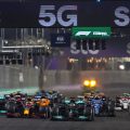 Saudi Arabian Grand Prix start. Jeddah December 2021.