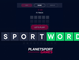 Sportword, F1 Wordle logo.