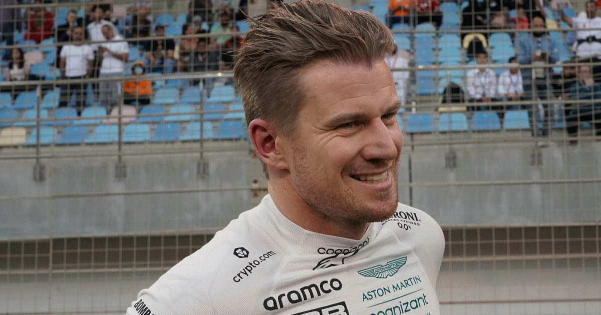 Nico Hulkenberg standing on the grid before the race. Bahrain March 2022