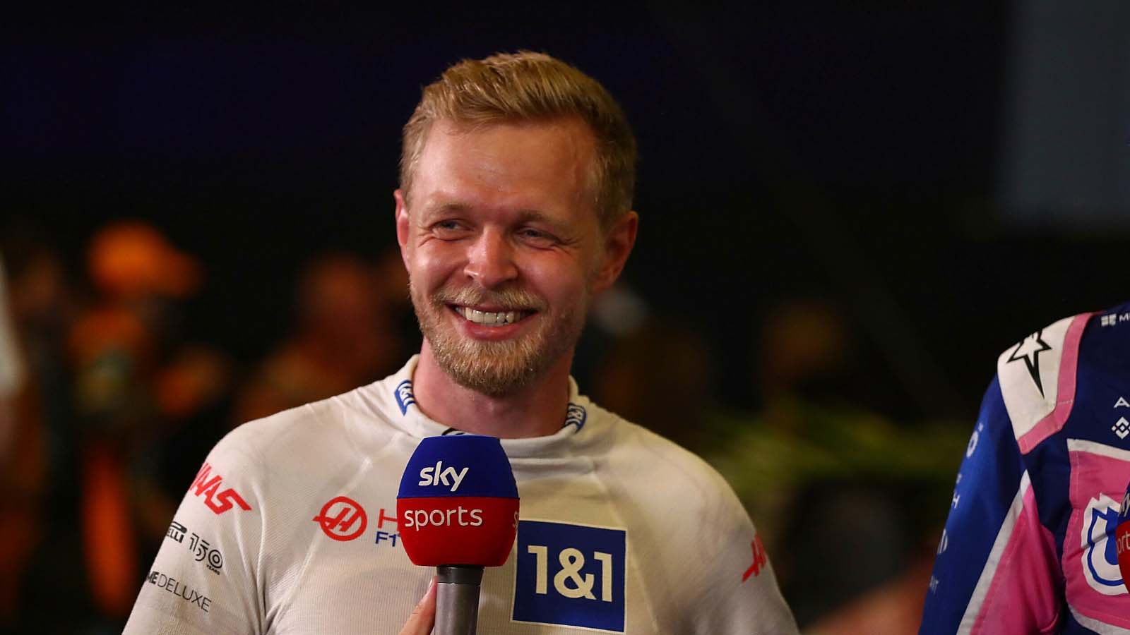 Kevin Magnussen interviewed by Sky. Saudi Arabia March 2022.