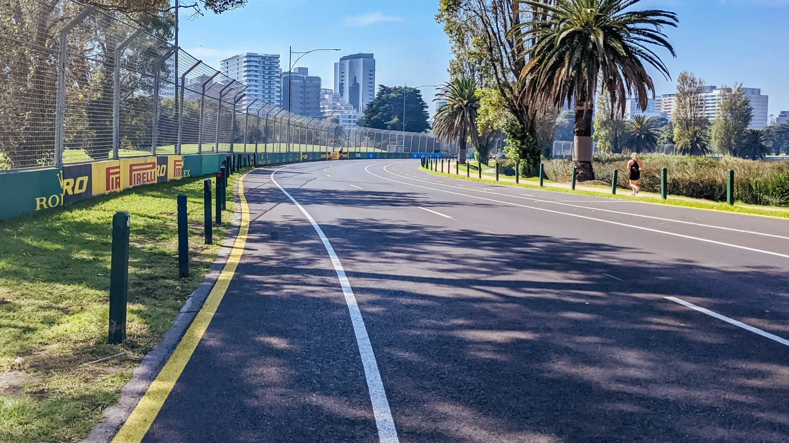 Albert Park track taking shape pre-Australian Grand Prix. April 2022.