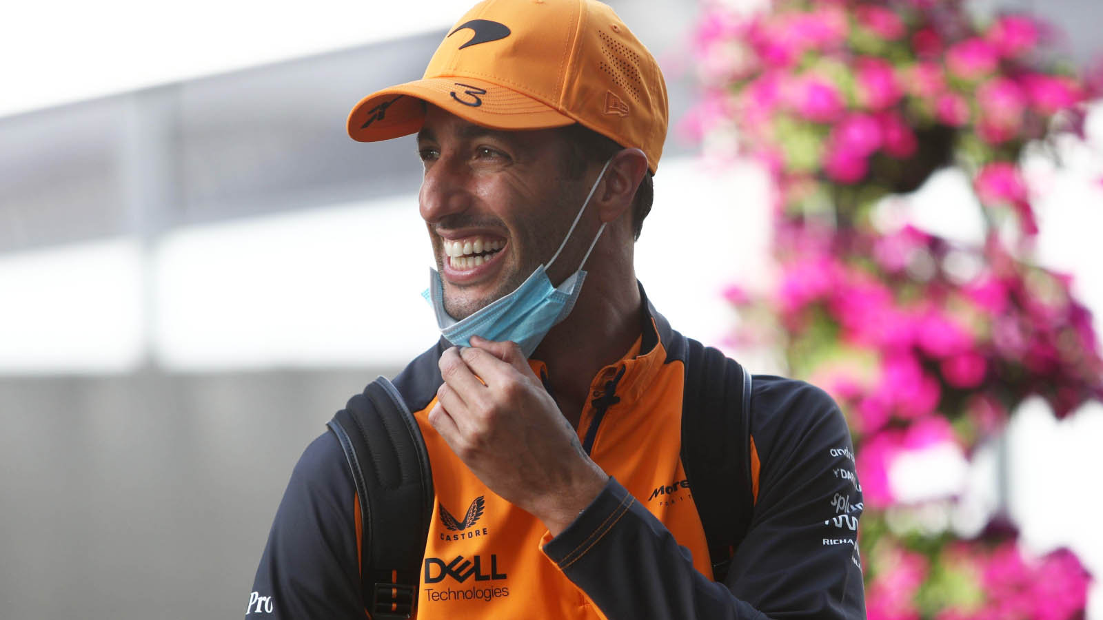 Daniel Ricciardo smiles. Australia April 2022.