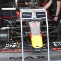 Max Verstappen的红牛车停在车库里。澳大利亚,2022年4月。