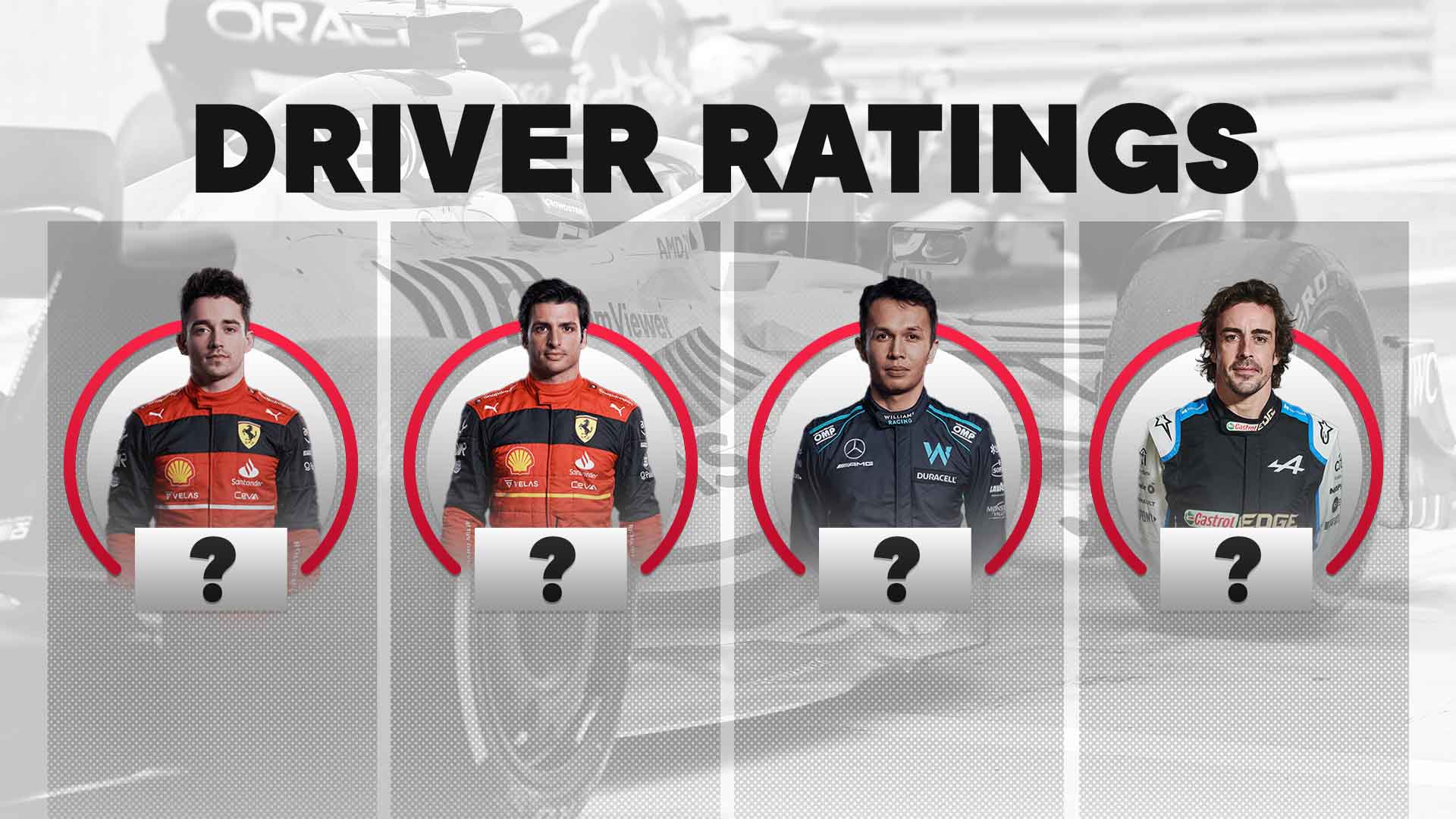 Driver ratings, F1 2022 Australian Grand Prix.