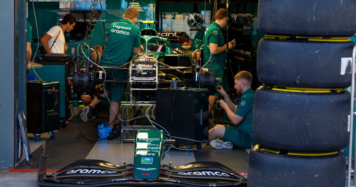 阿斯顿·马丁正在改装兰斯·罗德尔的车。2022年4月澳大利亚