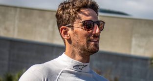 Ex F1 driver Romain Grosjean wearing sunglasses. United States, February 2022.