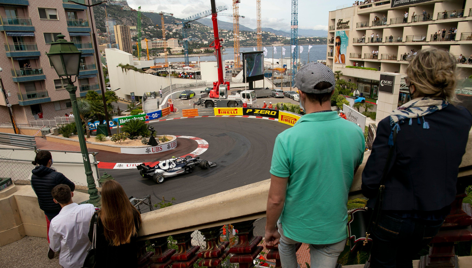 皮埃尔气体ly going around the streets of Monaco. Monaco May 2021