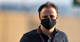 Felipe Massa wears a mask. Jeddah December 2021.