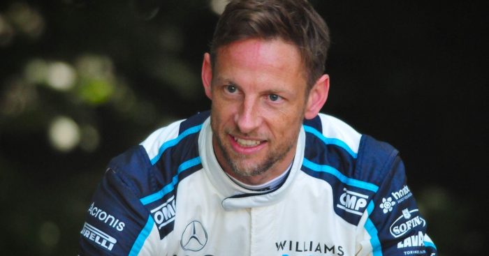 Jenson Button in a Williams race suit. England, July 2021.