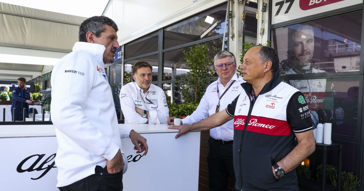 Guenther Steiner Jost Capito Otmar Szafnauer Fred Vasseur。2022年4月澳大利亚