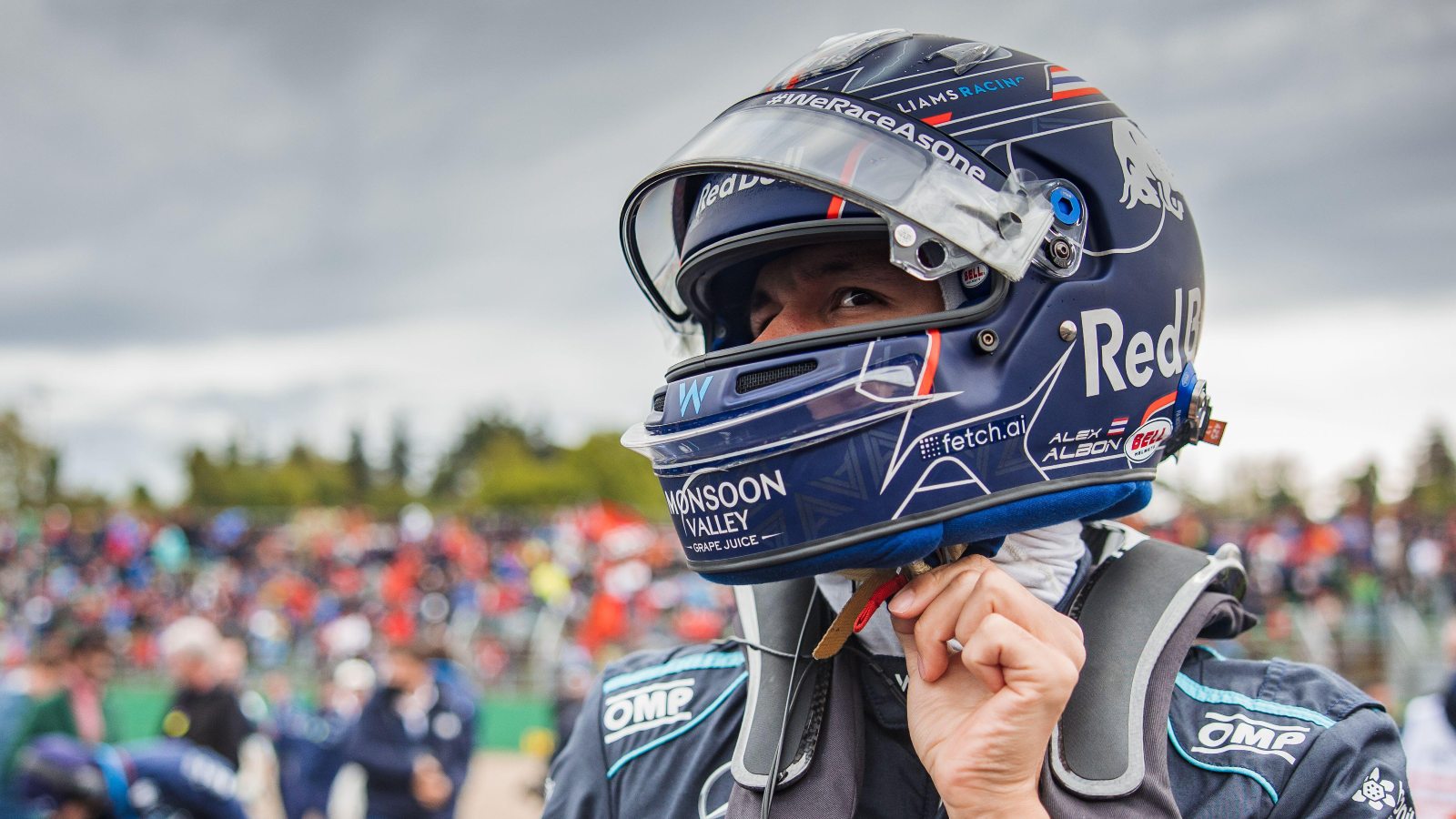 Alex store albon helmet