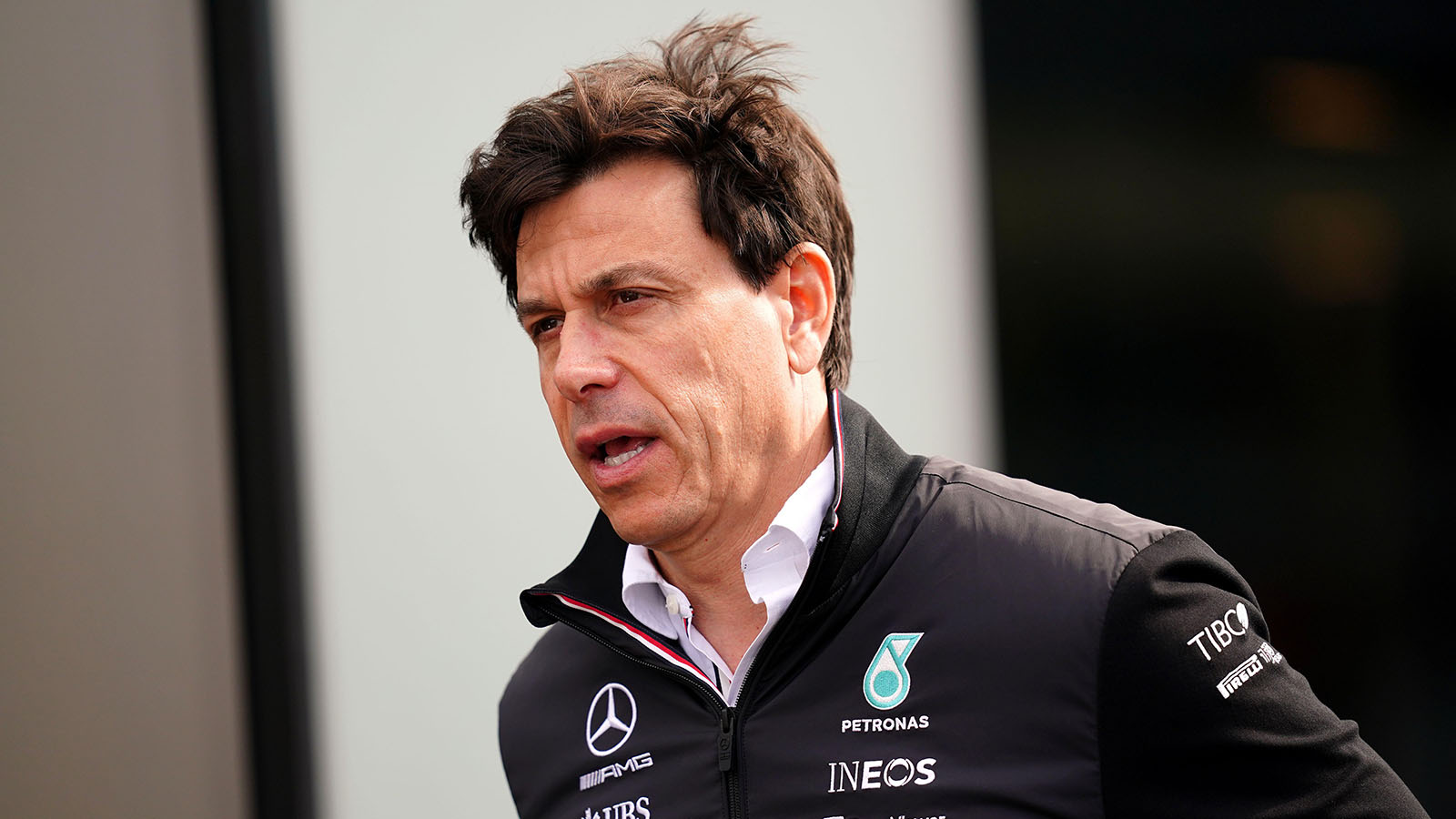 Mercedes boss Toto Wolff at the Emilia Romagna Grand Prix. Imola April 2022