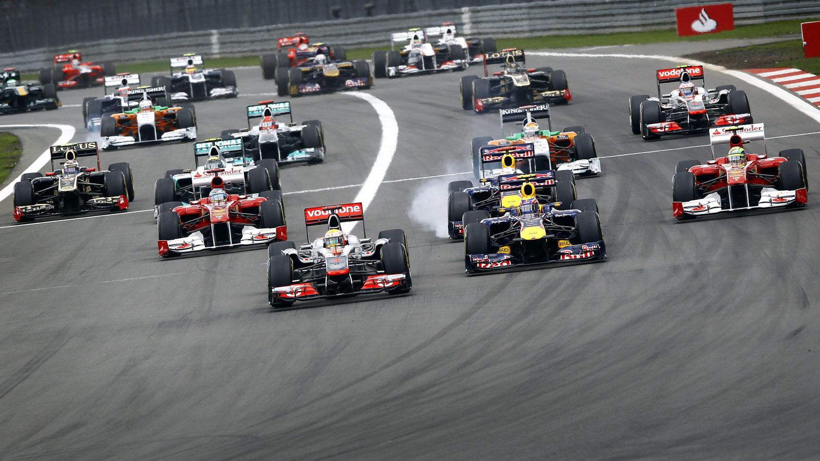 The start of the 2011 German Grand Prix July 2011