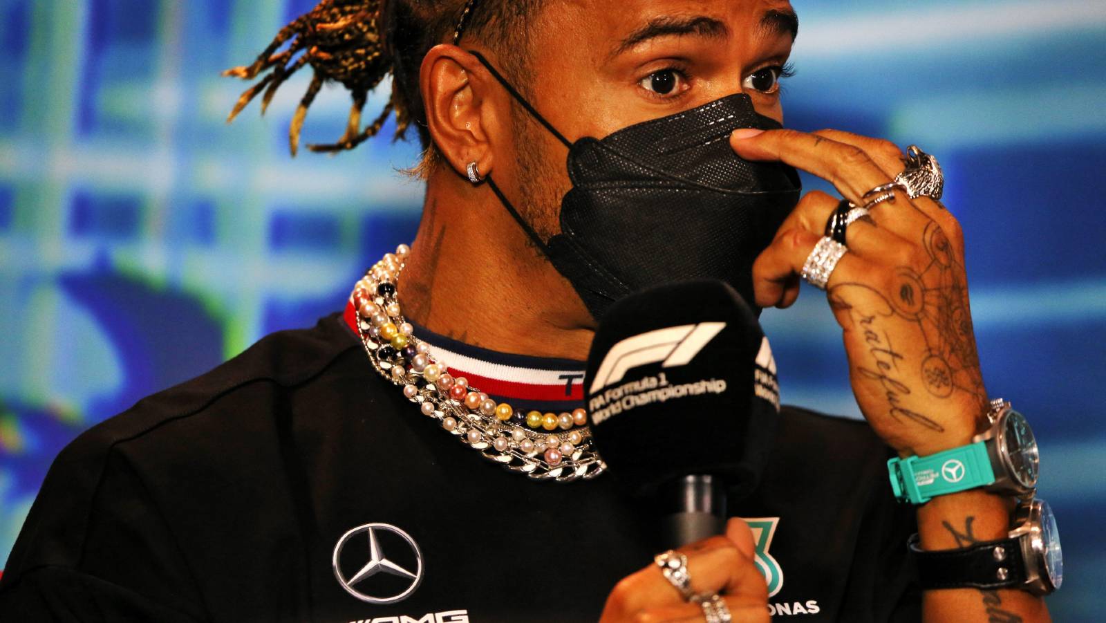 Lewis Hamilton "was just f*cking with it" in provocative approach to piercings ban
