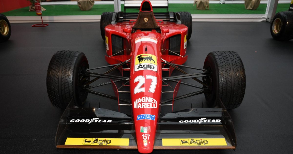 The Ferrari 412 T2 car, the teams challenger for the 1995 season.