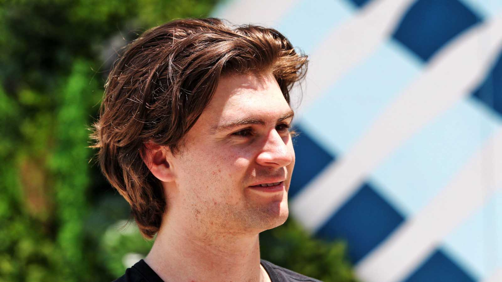 Colton Herta in the paddock. Miami May 2022.