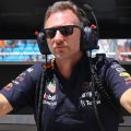 Christian Horner, Red Bull, turns away from the pit wall. United States, May 2022.