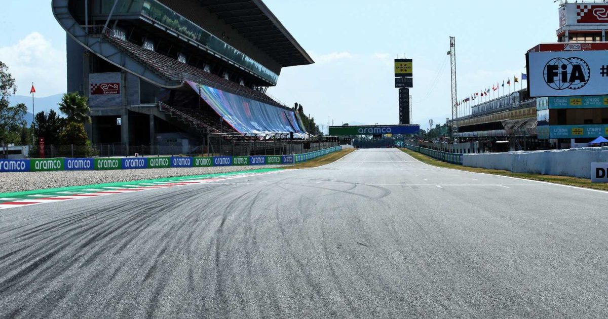 Circuit de Barcelona-Catalunya main straight. Spain, August 2020.