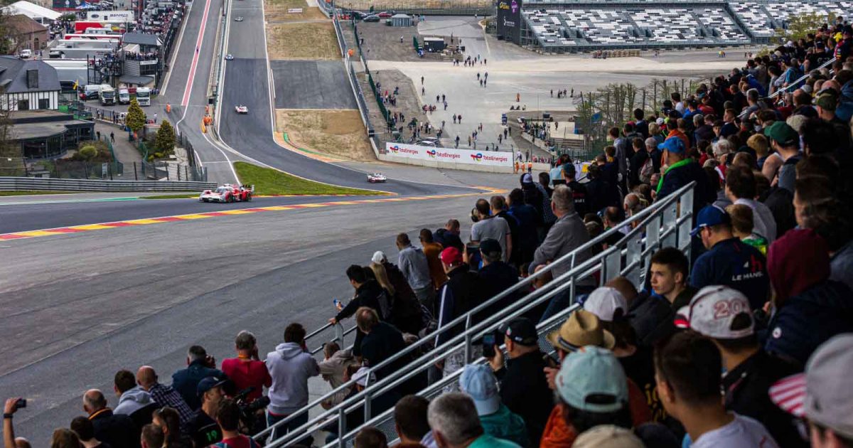 View from the Eau Rouge grandstand. Spa May 2022.