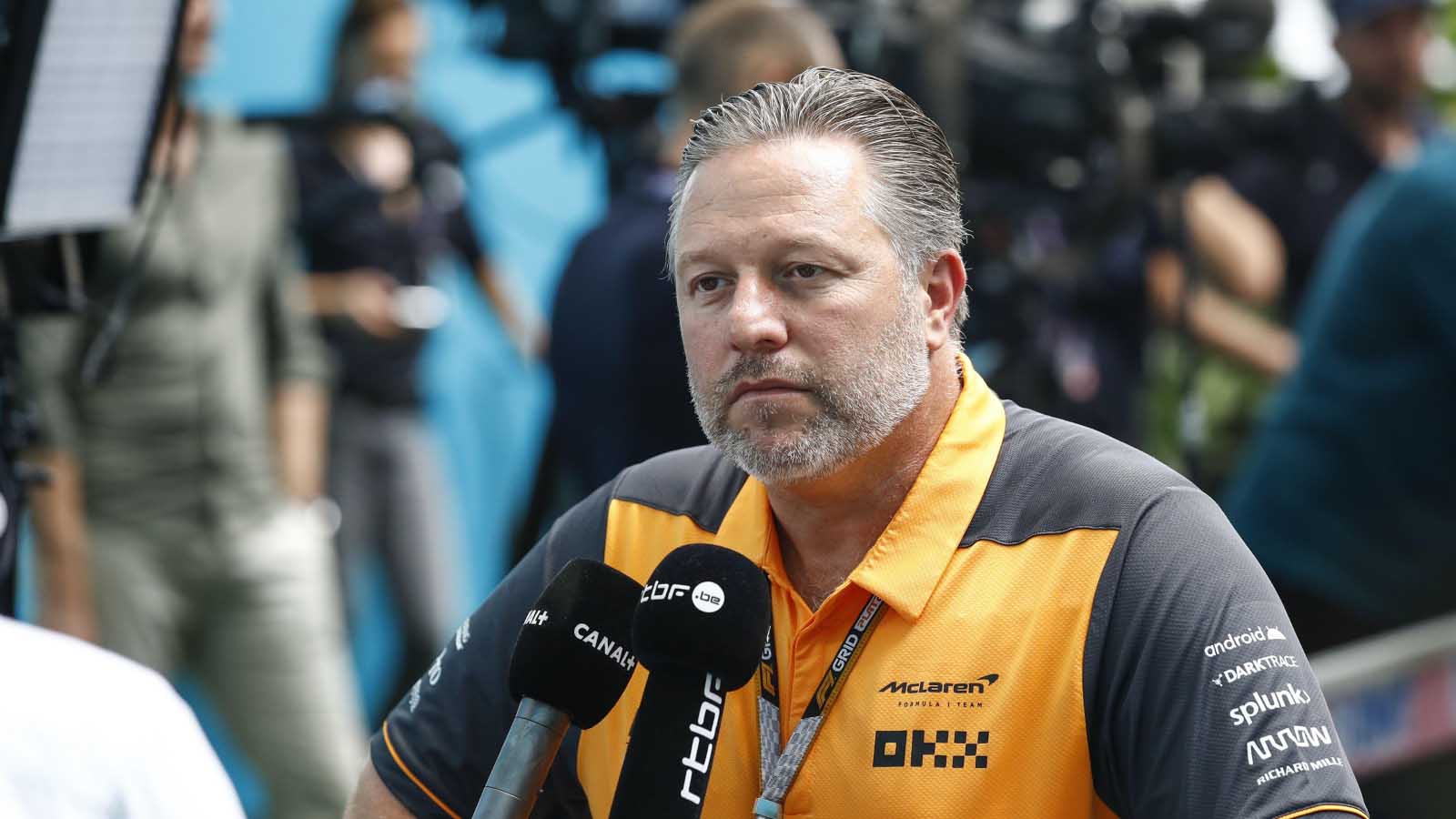 Zak Brown claims cost cap breach 'constitutes cheating' in FIA letter :  PlanetF1