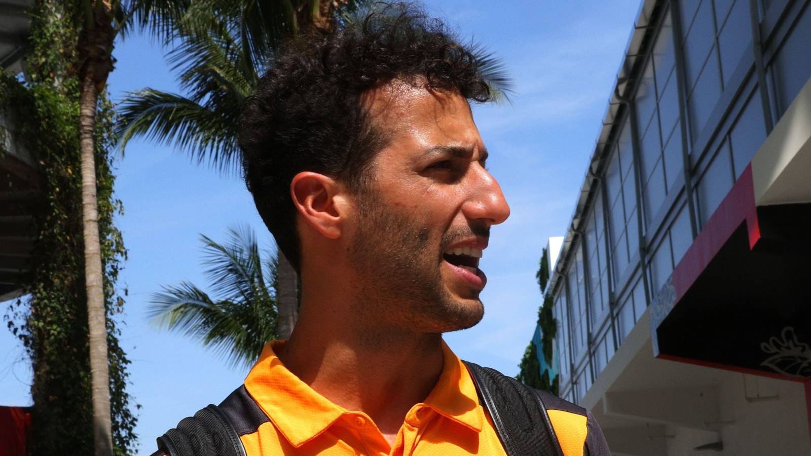 Daniel Ricciardo, McLaren, in the Miami paddock. United States, May 2022.