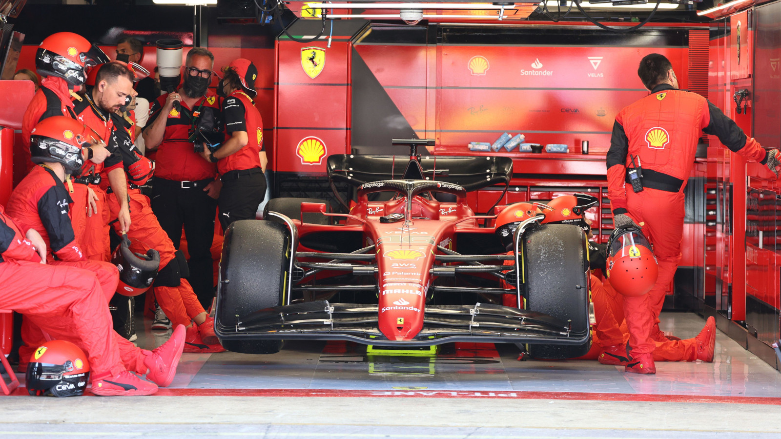 Go Inside the Ferrari F1 Garage with Charles Leclerc 