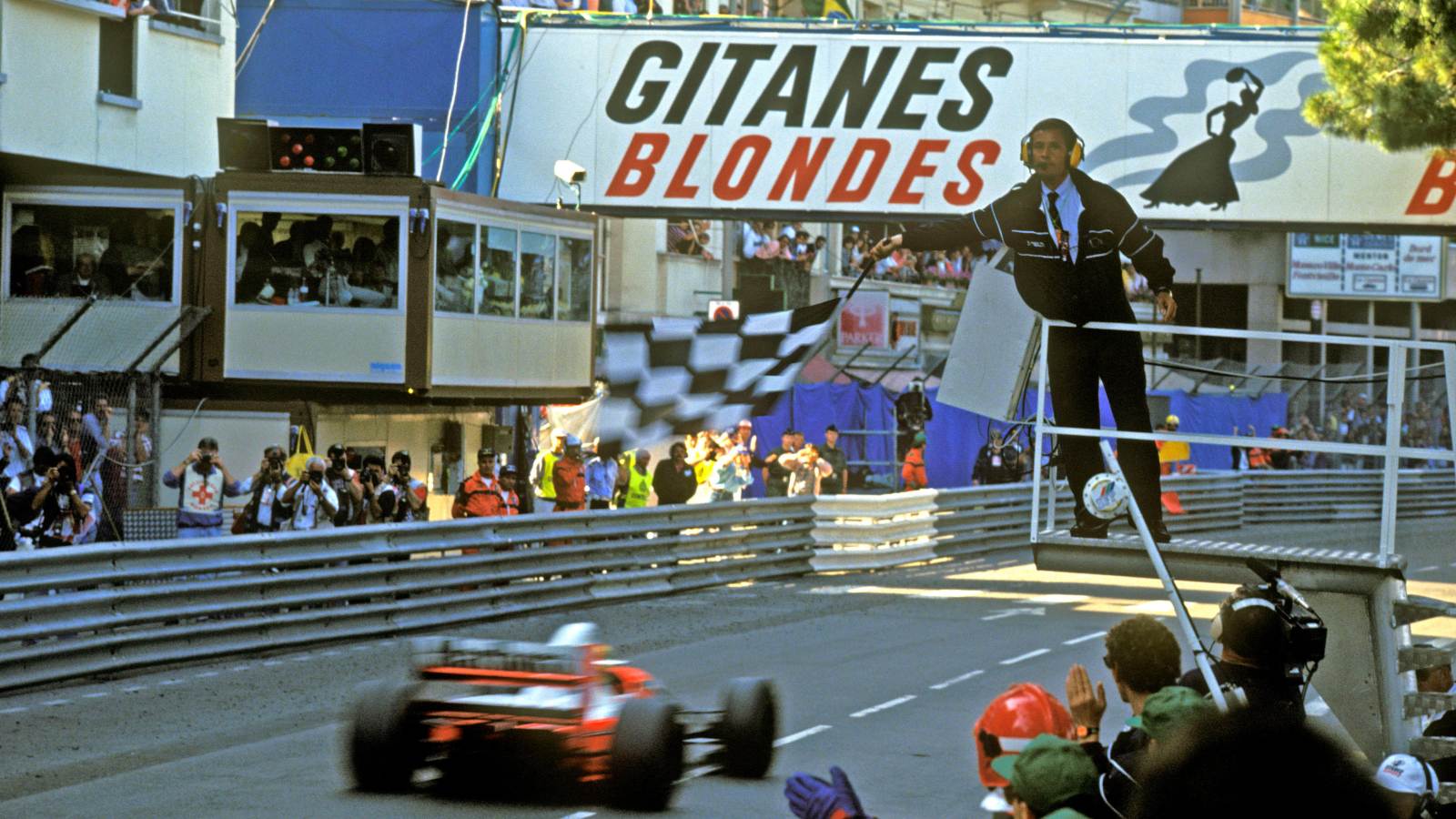Ayrton Senna wins the 1993 Monaco Grand Prix.