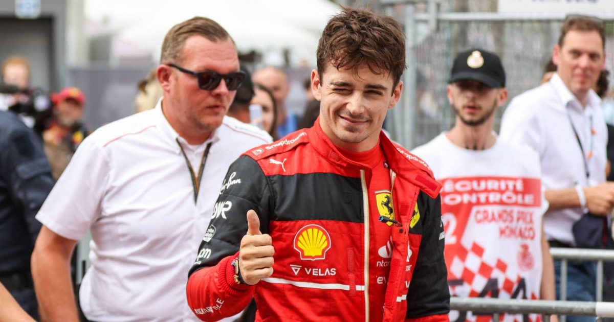 Charles Leclerc after Monaco GP qualifying. Monte Carlo May 2022.