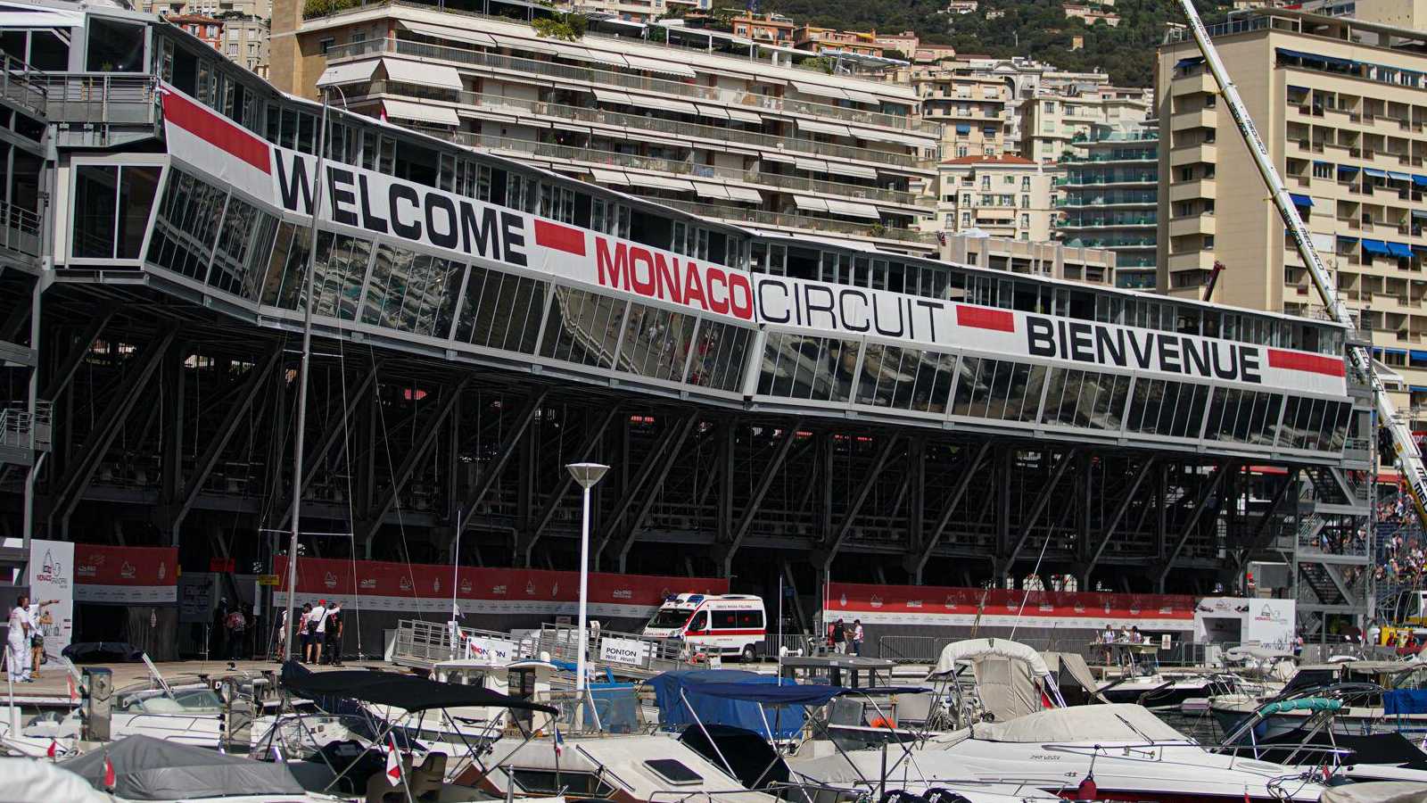 Monaco GP circuit exterior. May 2022.