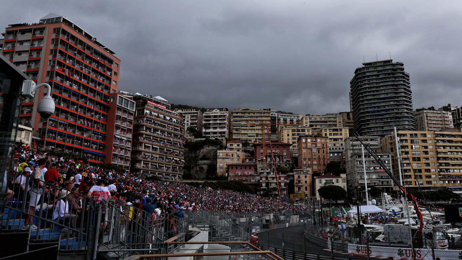 Dark clouds over Monaco. Monaco, May 2022.