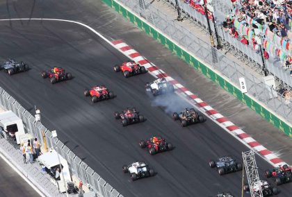 2016年欧洲大奖赛开始。巴库2016年6月F1测验。