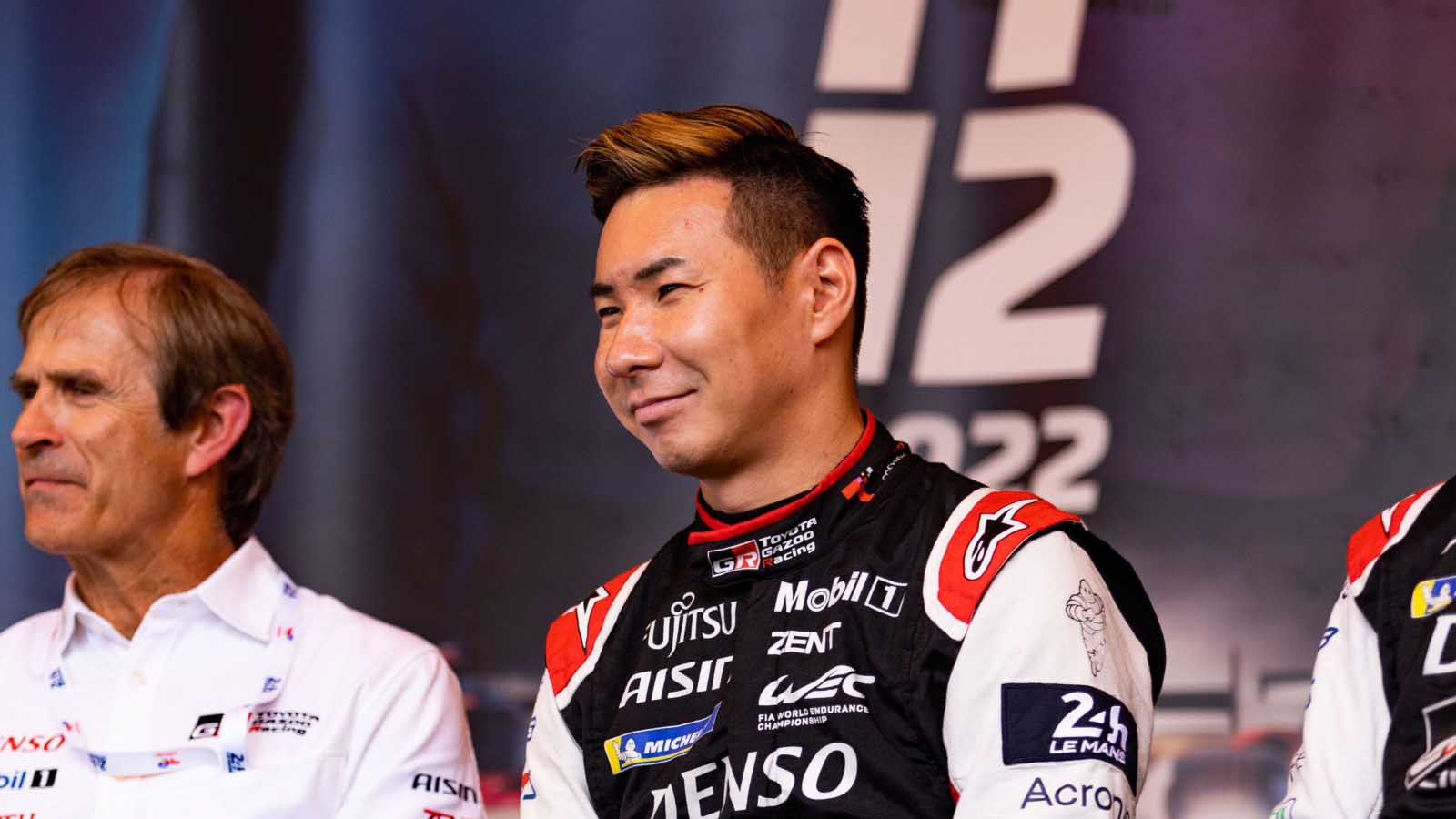前F1驾驶员Kamui Kobayashi。勒芒2022年6月。