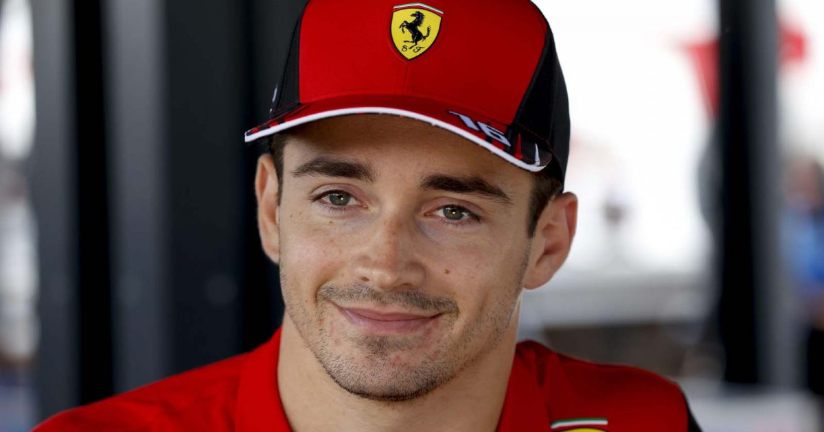 Charles Leclerc smiles in an interview. Canada June 2022.