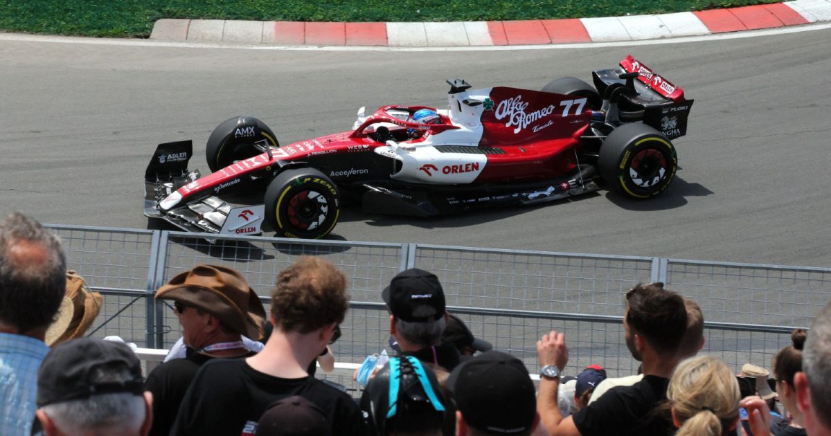 Alfa Romeo's Valtteri Bottas during Canadian Grand Prix. Montreal, June 2022.