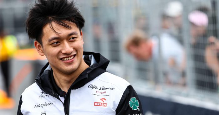 Alfa Romeo driver Zhou Guanyu at the Canadian Grand Prix. Montreal, June 2022.