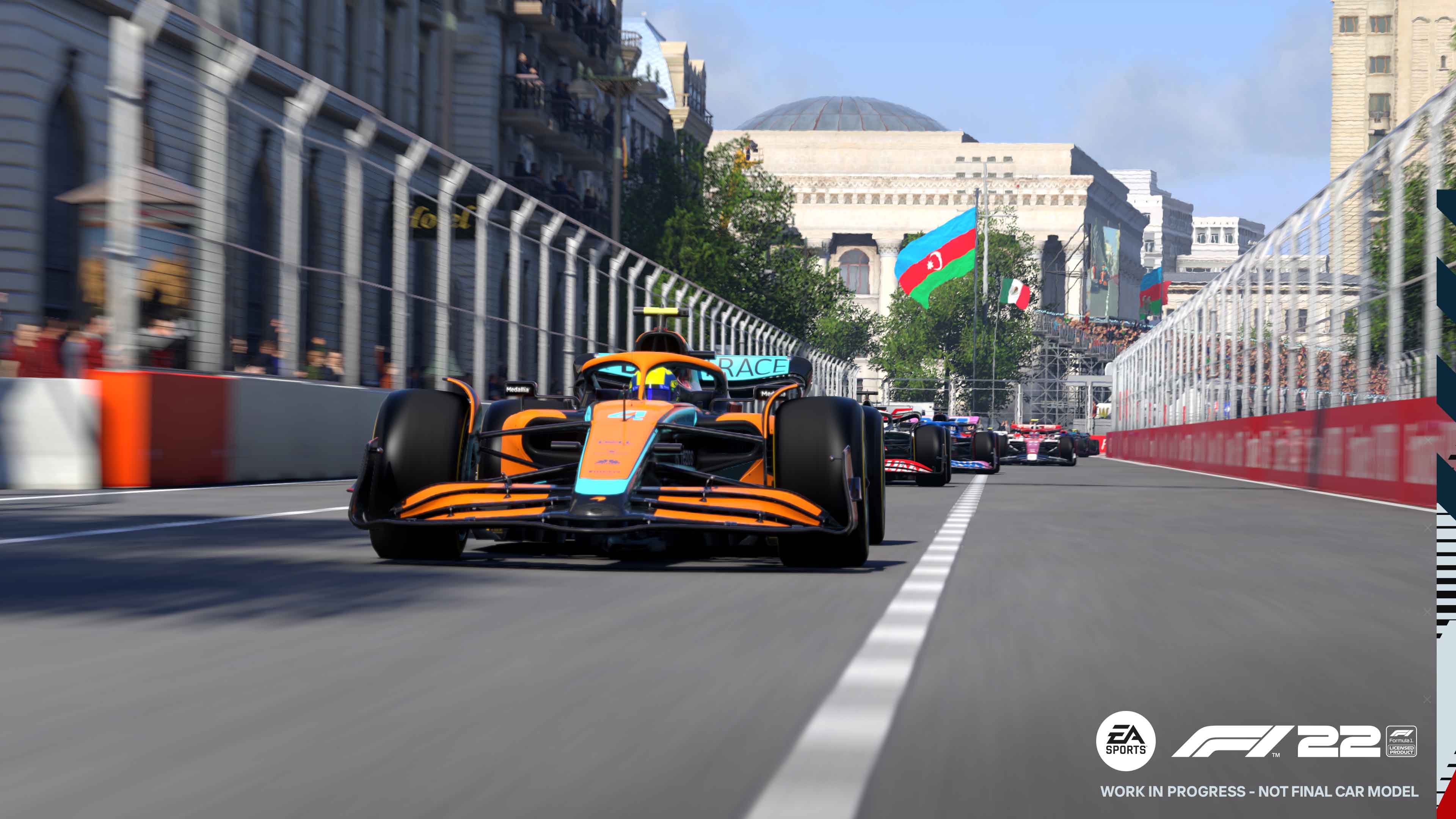 F1 2022 graphic from the Azerbaijan Grand Prix
