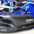 Alexander Albon updated floor and sidepod for Silverstone. Britain July 2022