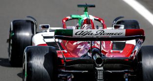 altteri Bottas drives during the British Grand Prix weekend. Silverstone, July 2022.