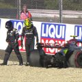 Hamilton and Russell both crash out of Austrian GP qualifying