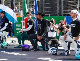 Hamilton says ‘We Race As One’ was ‘just words’